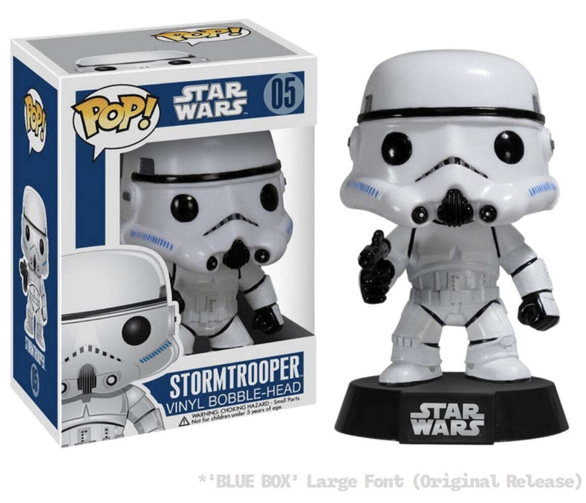 Star Wars: Stormtrooper 05 Funko Pop (Large Font)