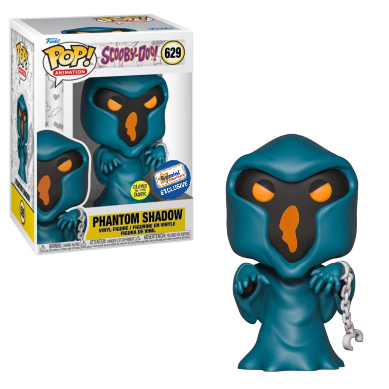 Scooby-Doo Phantom Shadow 629 (Glow) Funko Pop