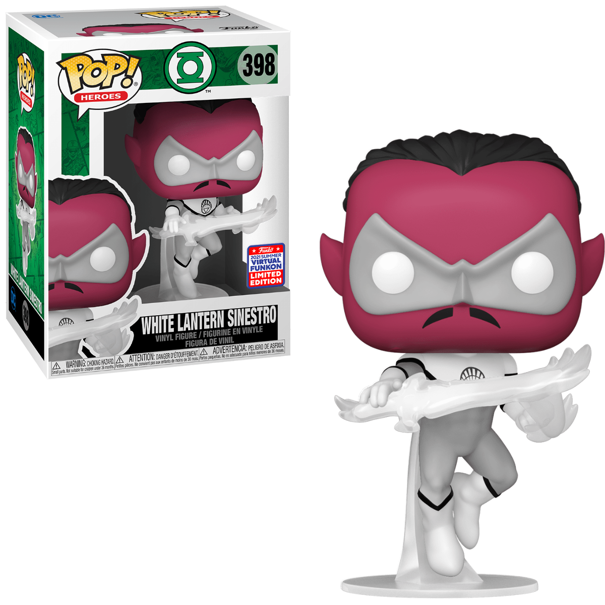 Green Lantern White Lantern Sinestro 398 Funko Pop