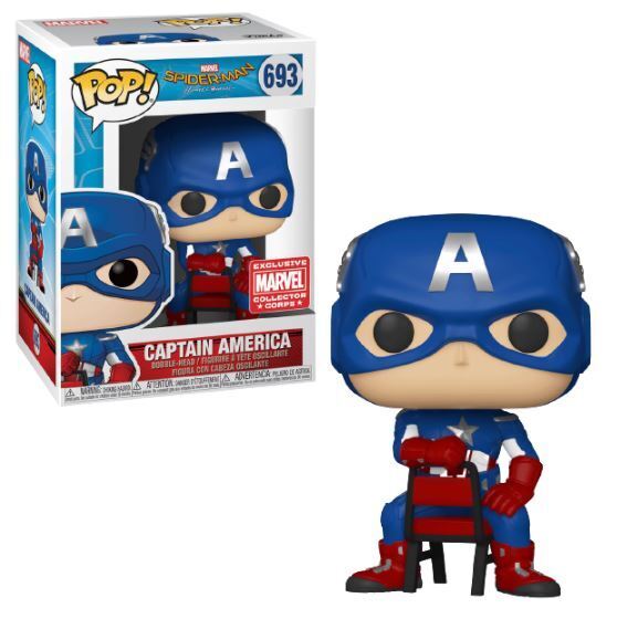 Marvel Spider-Man Homecoming Captain America 693 Funko Pop