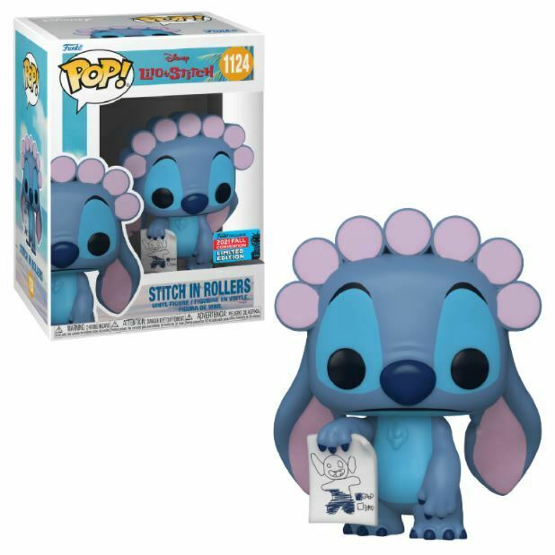 Stitch In Rollers 1124 2021 Fall Convention Funko Pop