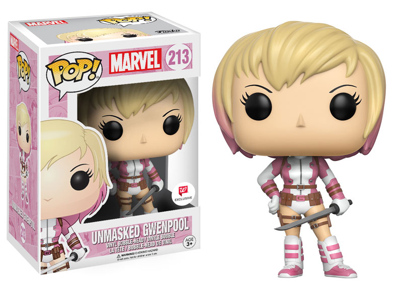 Marvel: Unmasked Gwenpool 213 Funko Pop