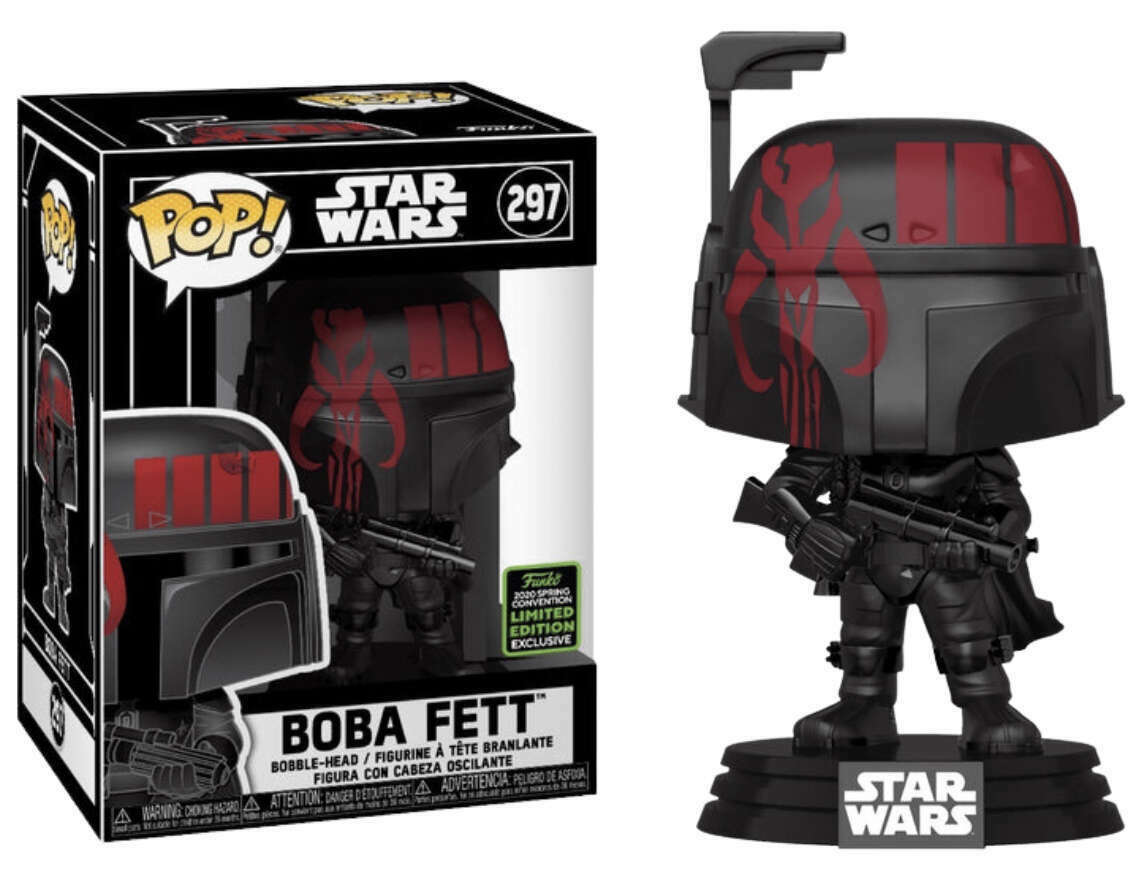 Star Wars: Boba Fett Futura Black 297 (2020 Spring Convention Exclusive) Funko Pop