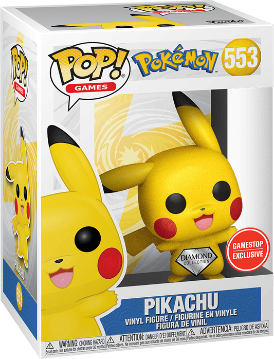 Pokemon Pikachu 842 (Diamond) Glitter Funko Pop