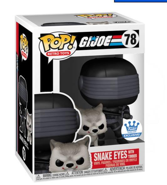 G.I. Joe: Snake Eyes with Timber 78 Funko Pop