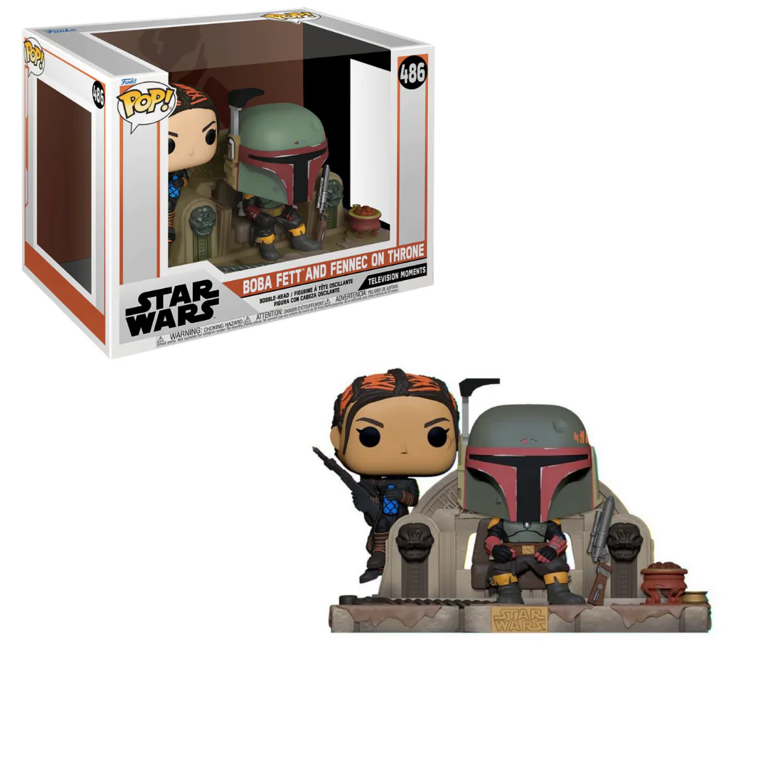 Star Wars: Boba Fett and Fennec on Throne 486 Funko Pop