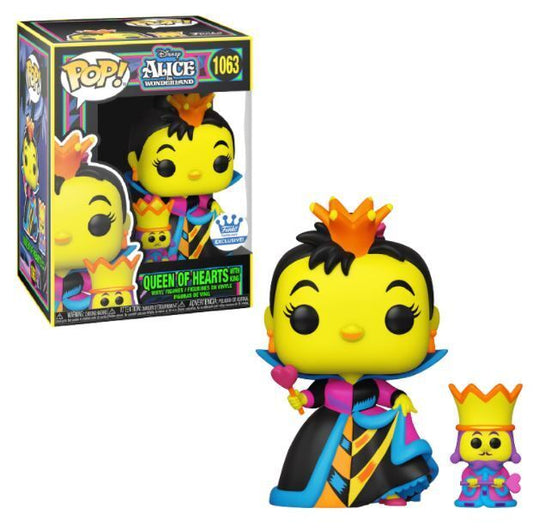 Disney: Alice In Wonderland: Queen Of Hearts 1063 Blacklight Funko Pop