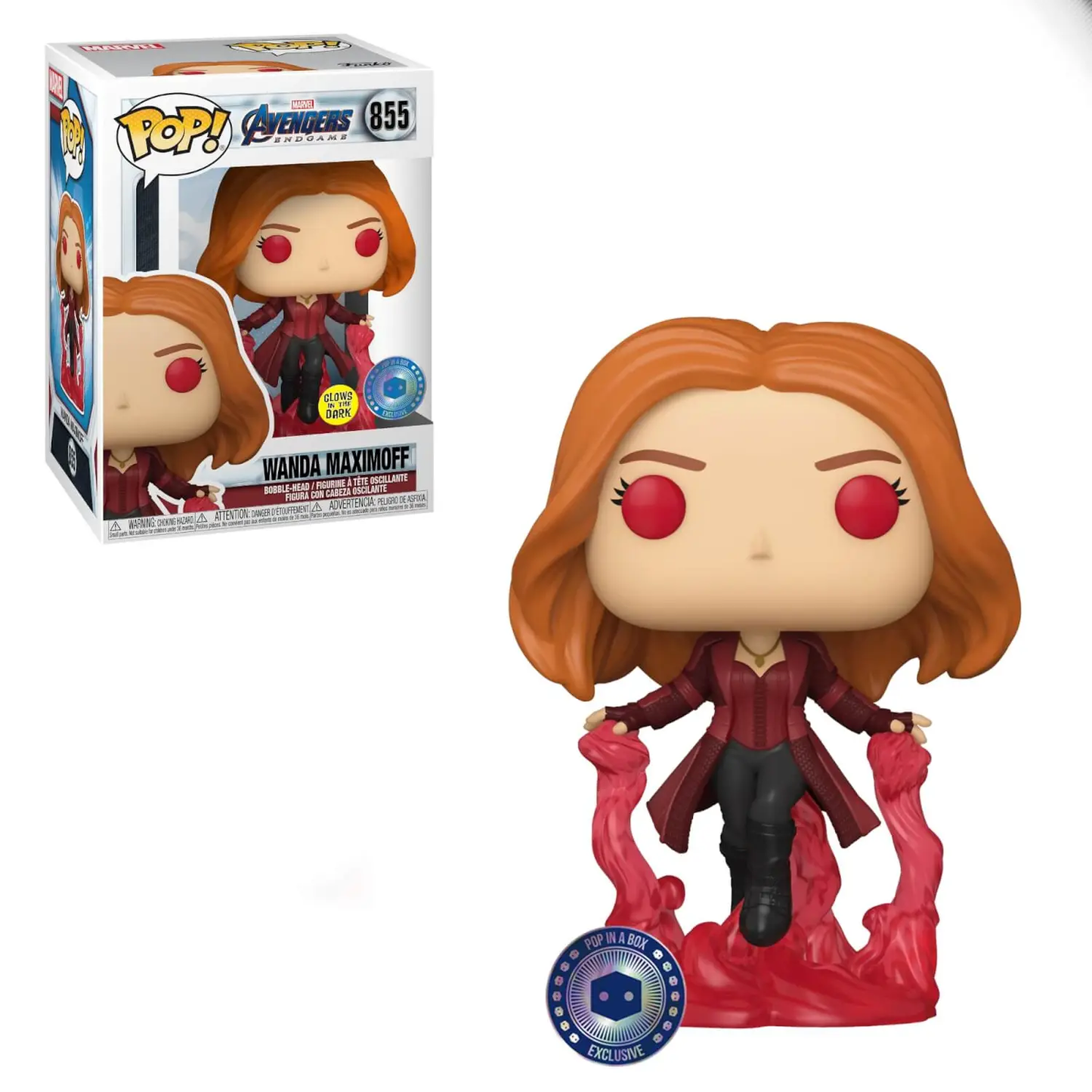 Marvel Avengers Wanda Maximoff 855 (Glow) Funko Pop