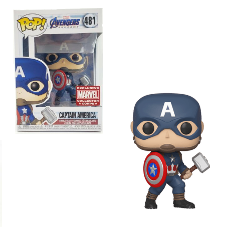 Marvel Captain America (With Mjolnir) 481 Funko Pop