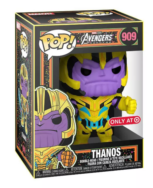 Marvel: Thanos 909 (Blacklight) Funko Pop