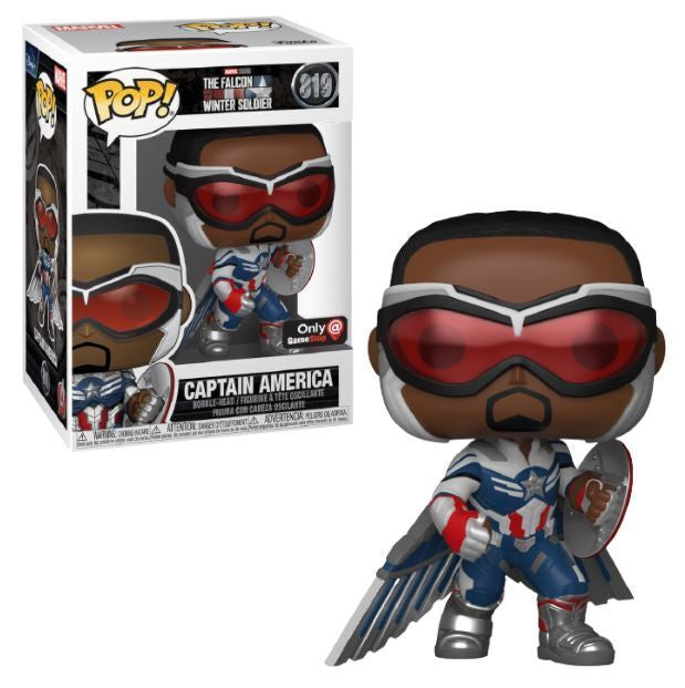 Falcon and the Winter Soldier Captain America 819 Funko Pop