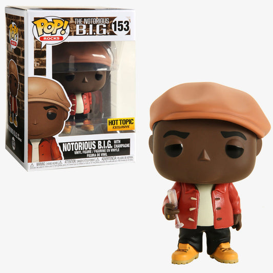 The Notorious B.I.G with Champagne 153 Funko Pop