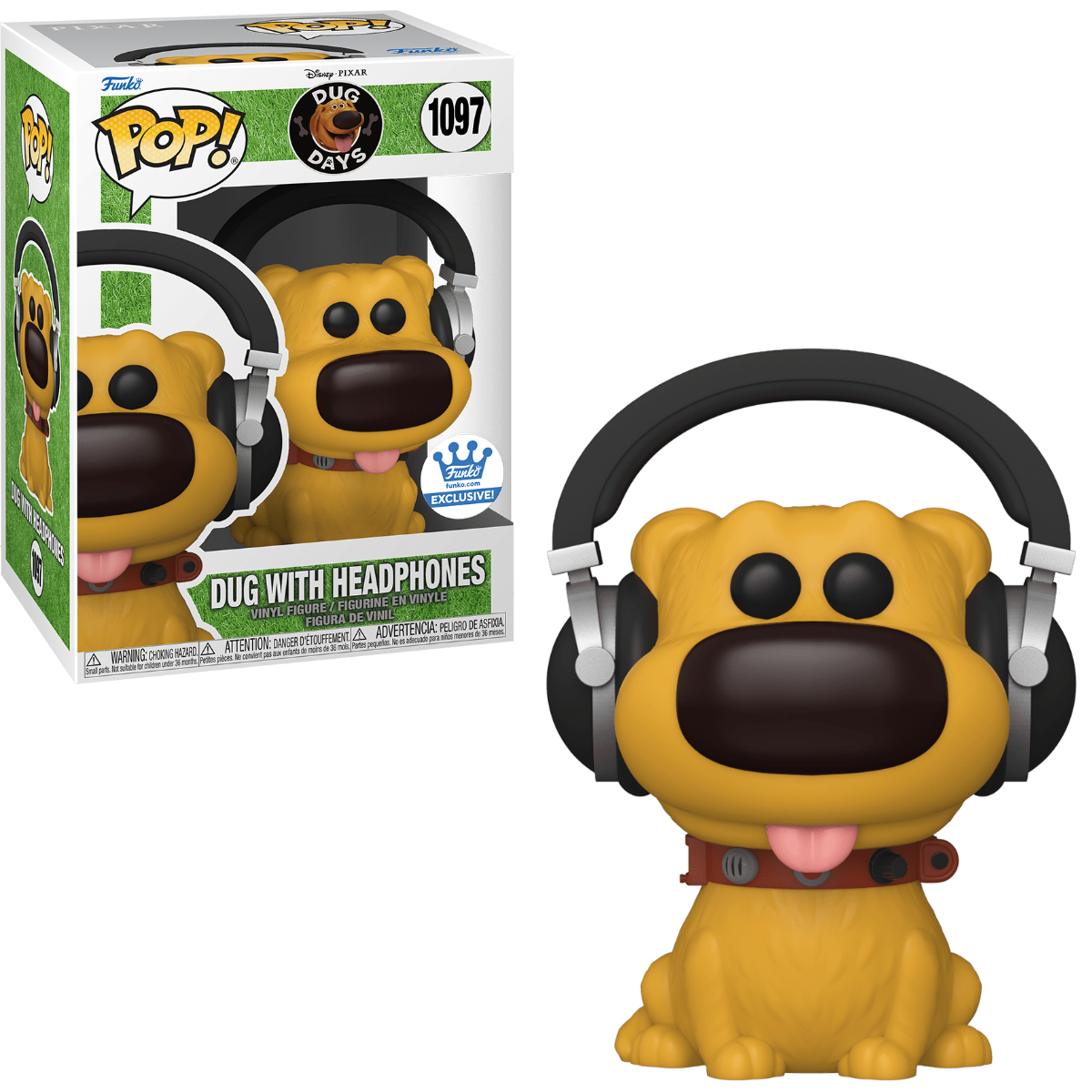 Pixar Dug Days Dug With Headphones 1097 Funko Pop