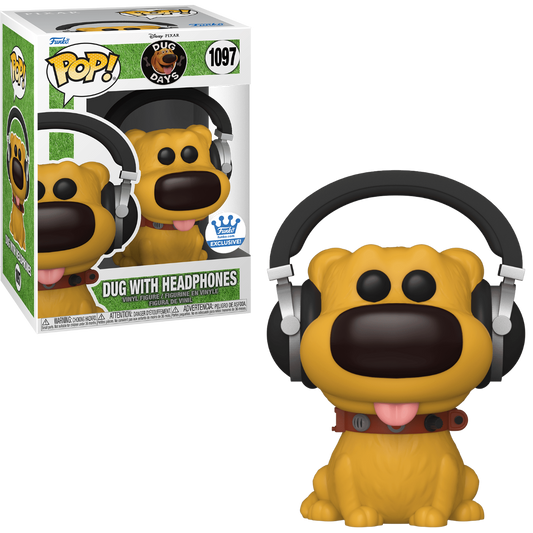 Pixar Dug Days Dug With Headphones 1097 Funko Pop