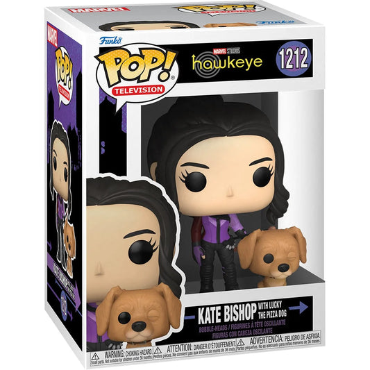 Marvel Hawkeye: Kate Bishop with Lucky the Pizza Dog 1212 Funko Pop (Pre-Order)