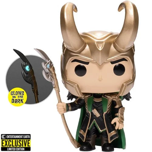 Marvel Avengers: Loki with Scepter 985 (Glow) Funko Pop