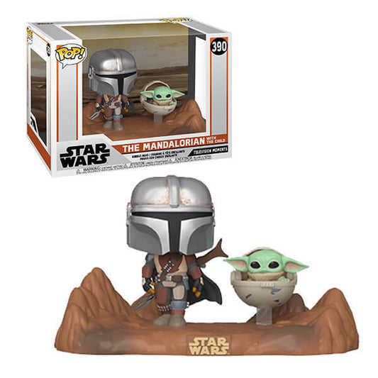 The Mandalorian with the Child 390 Funko Pop