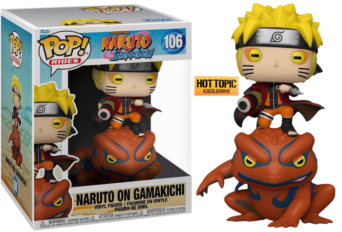 Naruto: Naruto on Gamakichi 106 Funko Pop (Hot Topic Exclusive)