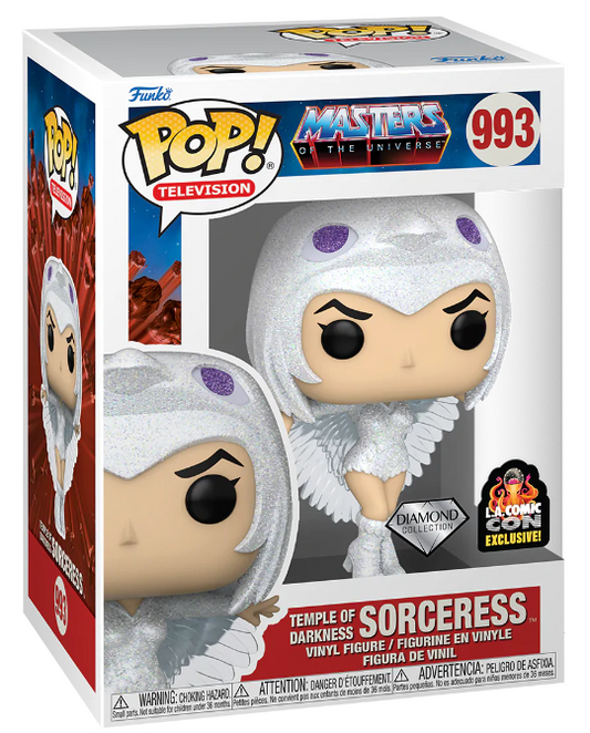 Masters of The Universe: Temple of Darkness Sorceress 993 Funko Pop & Backpack Bundle