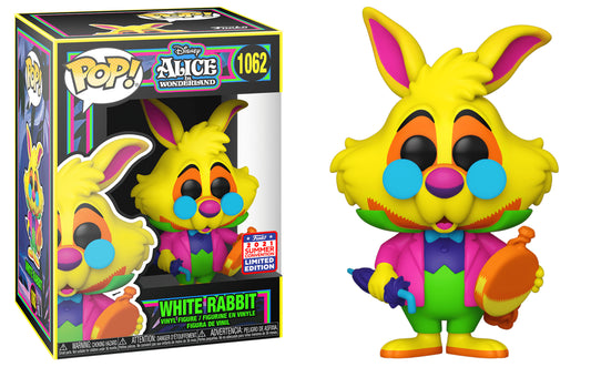 Disney: Alice In Wonderland White Rabbit 1062 (Blacklight) Funko Pop